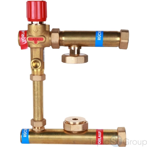 Stout Насосно-смесительный узел ISOTHERM 30-50°C, без насоса. - купить оптом с доставкой по России фото 12
