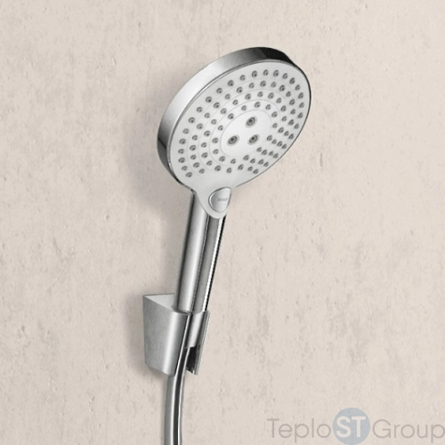 Ручной душ Hansgrohe Raindance Select S 120 3jet 26530400 белый/хром - купить с доставкой по России фото 6