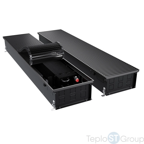 Конвектор внутрипольный Royal Thermo ATRIUM TURBO-150/300/2700-DG-U-BL - купить оптом с доставкой по России