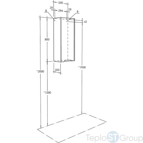 Шкаф подвесной Aquaton Оливия 35x80 R 1A254703OLVGR - купить оптом у дилера TeploSTGroup по всей России ✅ ☎ 8 (800) 600-96-13 фото 3