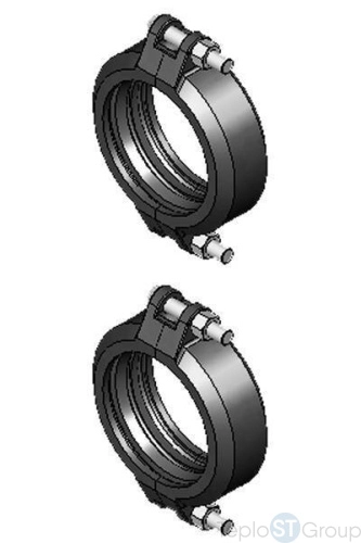 Meibes Комплекты переходников BigFixLock S под сварку Муфта Victaulic (2 шт) под сварку, Ду 80 для стрелки, Ду 65 для котла - купить с доставкой по России