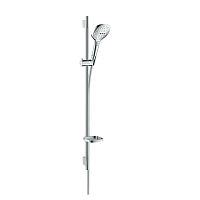 Душевой гарнитур Hansgrohe Raindance Select E 120 26621000 со штангой 90 см и мыльницей, хром - купить оптом у дилера TeploSTGroup по всей России ✅ ☎ 8 (800) 600-96-13