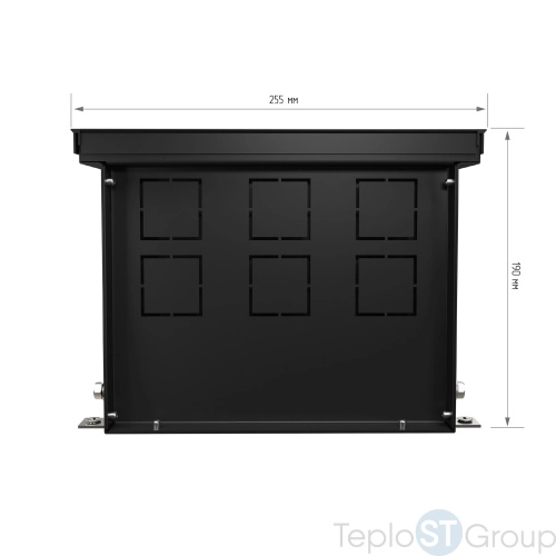 Конвектор внутрипольный Royal Thermo ATRIUM TURBO-190/250/1700-DG-U-BL - купить оптом с доставкой по России фото 5