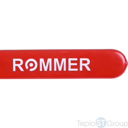 Rommer Шаровой кран 1 1/2 ВН/НР, ручка рычаг - купить оптом с доставкой по России фото 3