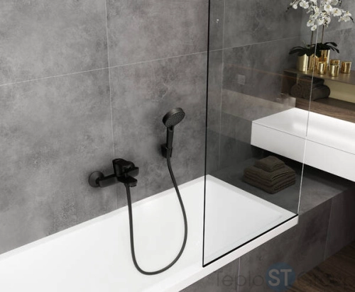 Держатель душа Hansgrohe Porter S 28331670 черный матовый - купить с доставкой по России фото 4