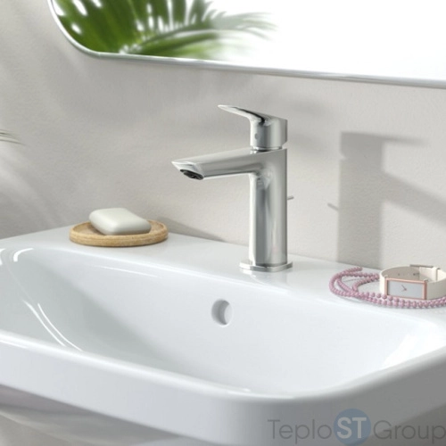 Смеситель для раковины Hansgrohe Logis Fine 71251000 хром - купить оптом у дилера TeploSTGroup по всей России ✅ ☎ 8 (800) 600-96-13 фото 2