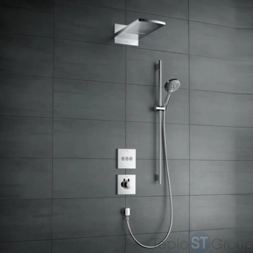 Верхний душ Hansgrohe Rainfall 180 Air белый/хром 28433400 - купить с доставкой по России фото 2