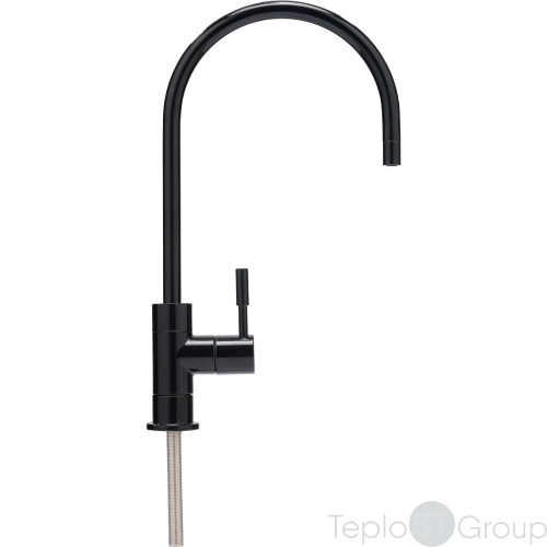 Кран рычажковый Atoll A-8883-BB черный глянец (Bright Black) - купить оптом с доставкой по России