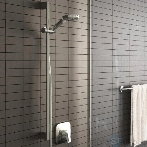 Душевой гарнитур Hansgrohe Croma Select E Multi 26590400 белый/хром - купить с доставкой по России фото 2