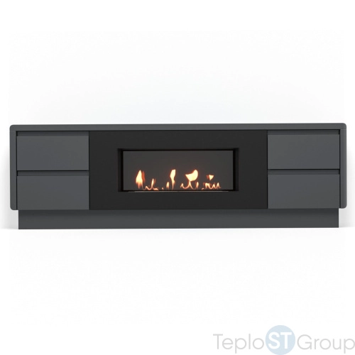 Тумба с биокамином Firelight BFP/P-1700 lux графит - купить оптом с доставкой по России фото 7