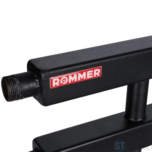 Rommer RDG-0060-014034 Rommer Коллектор (дублер рядный) с гидроразделителем на 3+1 контура до 60 кВт - купить с доставкой по России фото 5