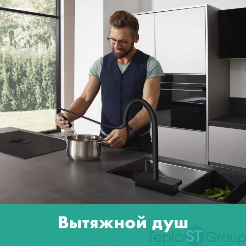 Смеситель для кухни Hansgrohe Aquno Select M81 73831000 - купить с доставкой по России фото 4