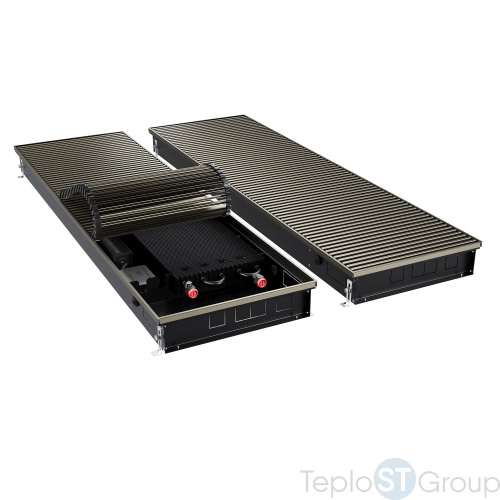 Конвектор внутрипольный Royal Thermo ATRIUM TURBO-90/400/2200-DG-U-DB - купить оптом с доставкой по России