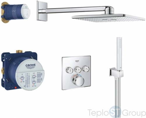 Душевой комплект Grohe Grohtherm SmartControl 34706000 - купить оптом с доставкой по России