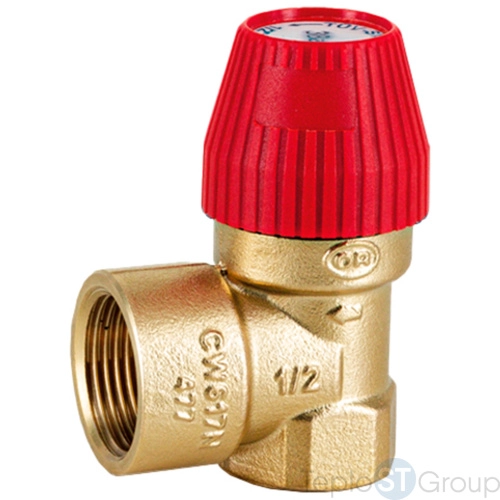 Stout SVS-0010-003020 Stout Клапан предохранительный для отопления 30 x 3/4 (477.232) - купить оптом с доставкой по России