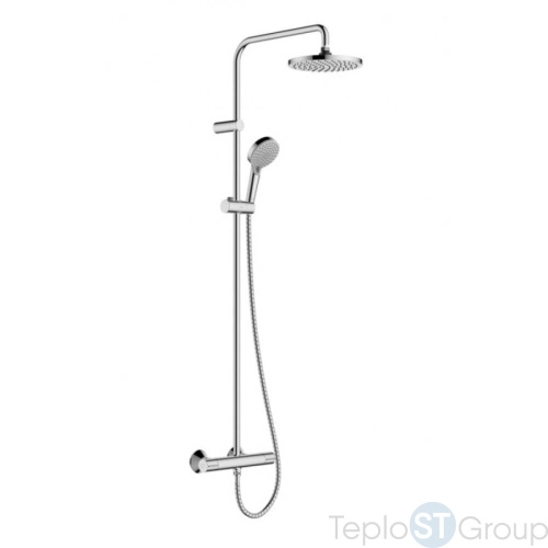 Душевая система Hansgrohe Showerpipe Vernis Shape Green 200 1jet 26318000 хром - купить с доставкой по России