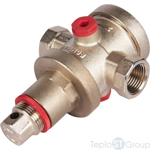 Rommer RVS-0008-000015 Rommer Редуктор давления PN25 вн/вн 1/2 с выходом под манометр - купить оптом с доставкой по России фото 4