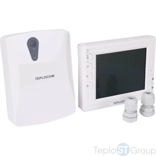 Teplocom Термостат комнатный Teplocom TS-Prog-2AA/3A-RF, беспроводной, прогр., реле 250В, 3А - купить с доставкой по России фото 2