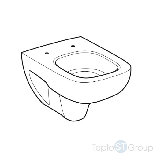 Чаша подвесного унитаза Geberit Renova Compact Square 206145000 - купить оптом у дилера TeploSTGroup по всей России ✅ ☎ 8 (800) 600-96-13 фото 5