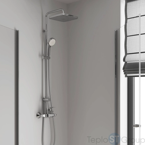 Душевая система с смесителем для ванной GROHE Tempesta Cosmopolitan 250 CUBE26693000 хром - купить с доставкой по России фото 5