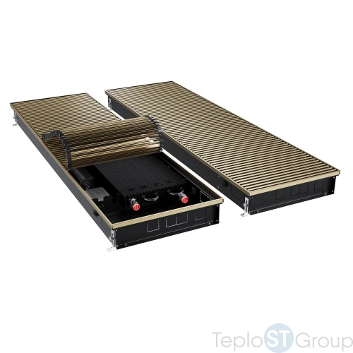 Конвектор внутрипольный Royal Thermo ATRIUM TURBO-90/400/1800-DG-U-AU - купить оптом с доставкой по России