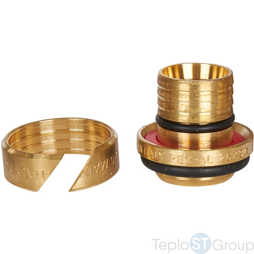 Stout Тройник переходной 32x26x32 для металлопластиковых труб винтовой - купить оптом с доставкой по России фото 4