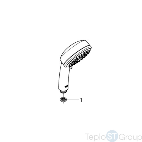 Душевая лейка Grohe Tempesta Cosmopolitan 27573002 - купить оптом у дилера TeploSTGroup по всей России ✅ ☎ 8 (800) 600-96-13 фото 4