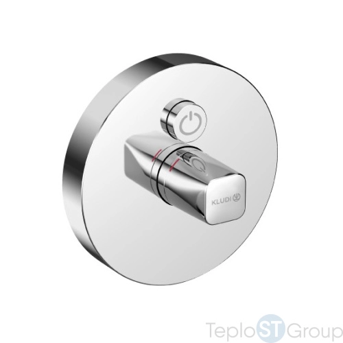 Термостат KLUDI PUSH 386020538 для душа встраиваемый на 1 потребителя внешняя часть - купить оптом с доставкой по России