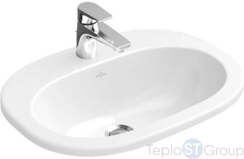 Раковина встраиваемая Villeroy & Boch O.Novo 60 41615601 белая - купить оптом с доставкой по России