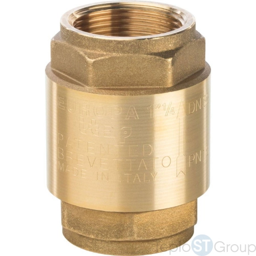 Stout 1 1/4" Клапан обратный пружинный муфтовый с металлическим седлом - купить оптом с доставкой по России фото 2