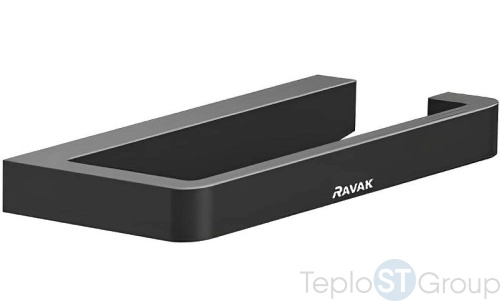 Держатель для туалетной бумаги Ravak 10° X07P565 черный - купить с доставкой по России