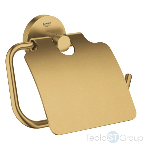 Держатель для туалетной бумаги с крышкой GROHE Essentials 40367GN1 холодный рассвет матовый - купить оптом с доставкой по России