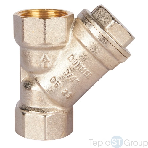 Rommer RFW-0001-000020 Rommer 3/4 Фильтр грубой очистки косой 500 мкр. - купить оптом с доставкой по России фото 6