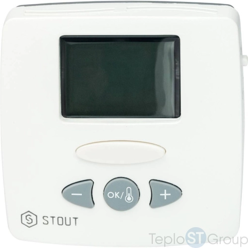 Stout STE-0002-000015 термостат комнатный электронный WFHT-LCD. С выносным датчиком - купить оптом с доставкой по России