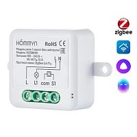 Модуль реле HOMMYN zigbee 1 канал (без нейтрали) RLZBNN01 - купить с доставкой по России