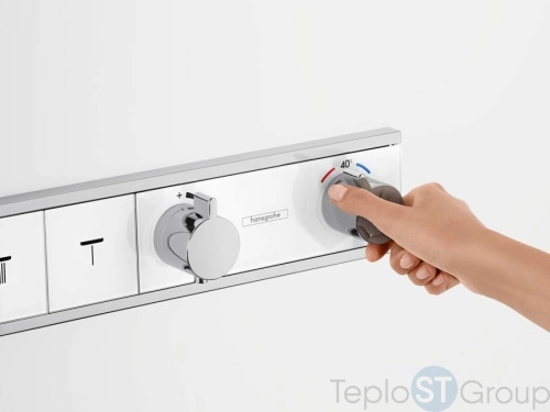 Термостат для ванны Hansgrohe RainSelect на 4 потребителя 15382000 - купить с доставкой по России фото 7