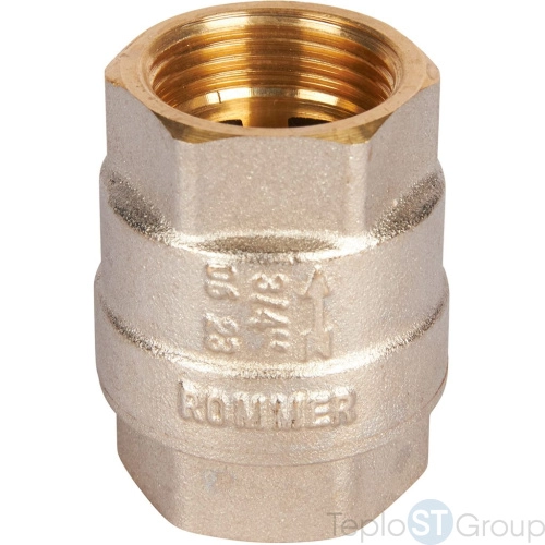 Rommer RVC-0001-000020 Rommer 3/4 Клапан обратный пружинный муфтовый с металлическим седлом - купить с доставкой по России фото 2