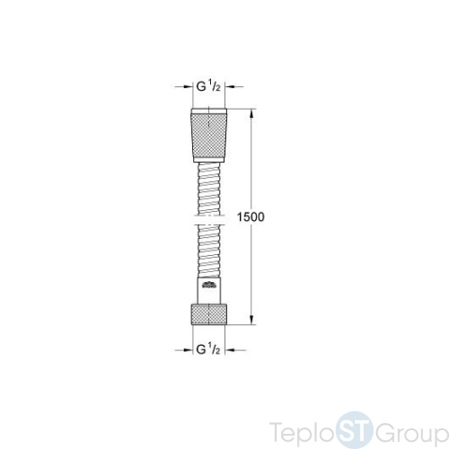 Шланг для душа Grohe Relexaflex 1,5м 28143000 - купить с доставкой по России фото 3