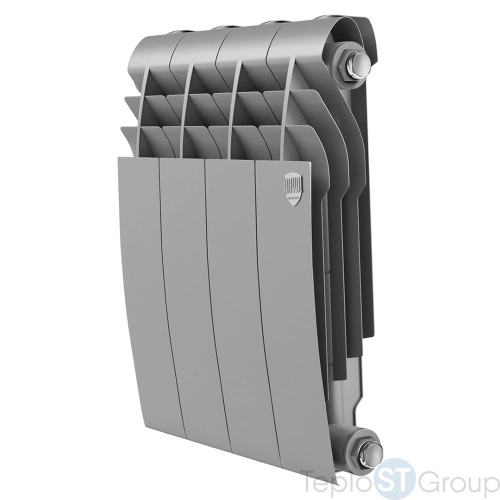Радиатор Royal Thermo BiLiner 350 /Silver Satin - 4 секц. - купить оптом с доставкой по России