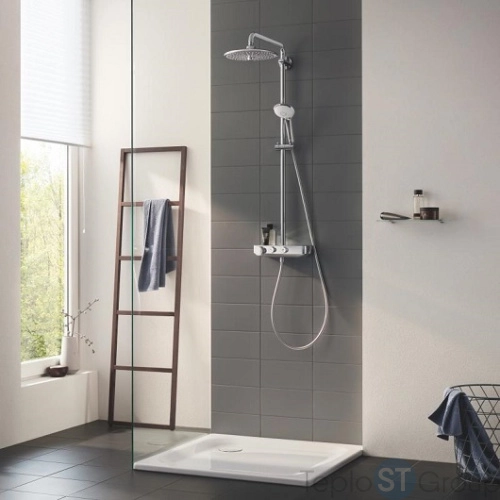 Душевая система с термостатом Grohe Euphoria SmartControl 260 Mono 26509000 - купить с доставкой по России фото 2