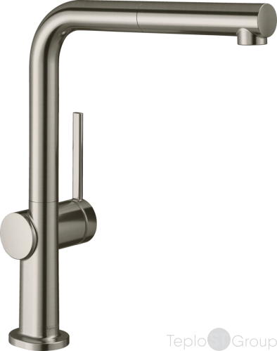 Смеситель для кухни Hansgrohe M54 Talis 270 с вытяжным душем, sBox сталь (72809800) - купить с доставкой по России