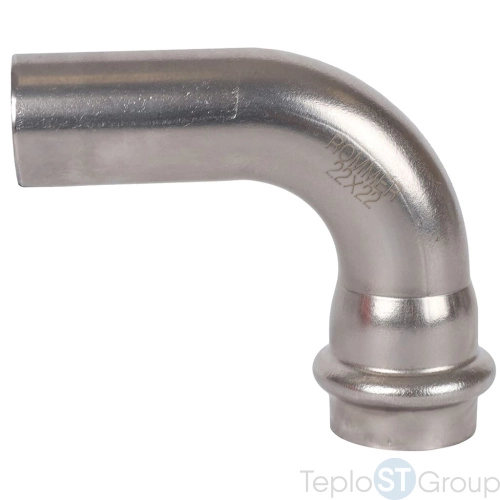 Rommer RSS-0002-000022 Rommer Угольник однораструбный 90°-НПр, 22, из нержавеющей стали прессовой - купить оптом с доставкой по России фото 5