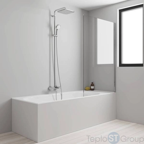 Душевая система с термостатом для ванны GROHE Tempesta Cosmopolitan 250 CUBE 26691000хром - купить оптом у дилера TeploSTGroup по всей России ✅ ☎ 8 (800) 600-96-13 фото 4