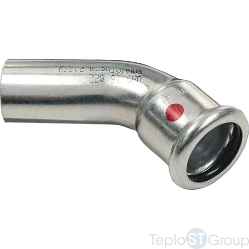 Sanha 24040 SANHA-Therm отвод 45° ВПр-НПр, 22 - купить оптом у дилера TeploSTGroup по всей России ✅ ☎ 8 (800) 600-96-13