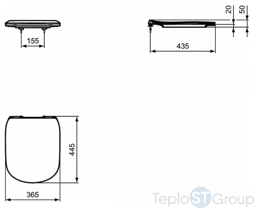 Комплект унитаза с инсталляцией Ideal Standard Prosys Tesi AquaBlade P386801 - купить с доставкой по России фото 4