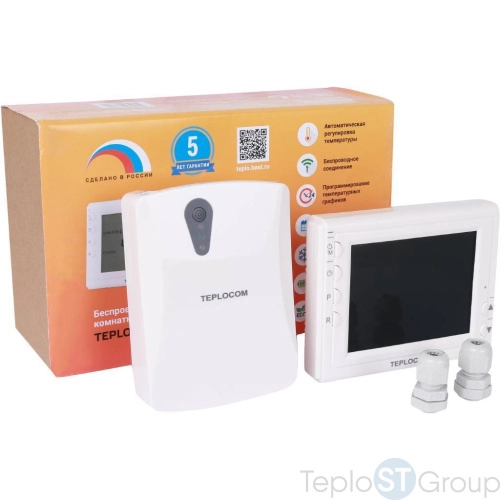 Teplocom Термостат комнатный Teplocom TS-Prog-2AA/3A-RF, беспроводной, прогр., реле 250В, 3А - купить с доставкой по России фото 3