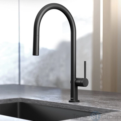 Смеситель для кухни Hansgrohe Talis M54 72802670 матовый черный - купить оптом у дилера TeploSTGroup по всей России ✅ ☎ 8 (800) 600-96-13 фото 2