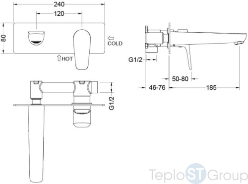 Смеситель для раковины Aquatek Бетта AQ1113CR - купить оптом у дилера TeploSTGroup по всей России ✅ ☎ 8 (800) 600-96-13 фото 14