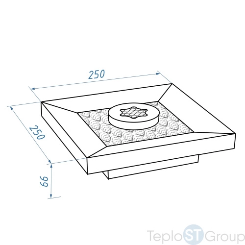 Биокамин Royal Thermo RTBFP-T250CP Cup - купить оптом у дилера TeploSTGroup по всей России ✅ ☎ 8 (800) 600-96-13 фото 4