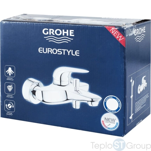 Смеситель для ванны Grohe Eurostyle 2015 Solid 23726LS3 - купить с доставкой по России фото 4